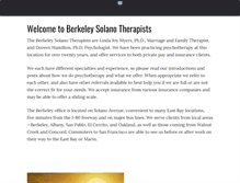 Tablet Screenshot of berkeleysolanotherapists.com